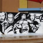 Avengers mural