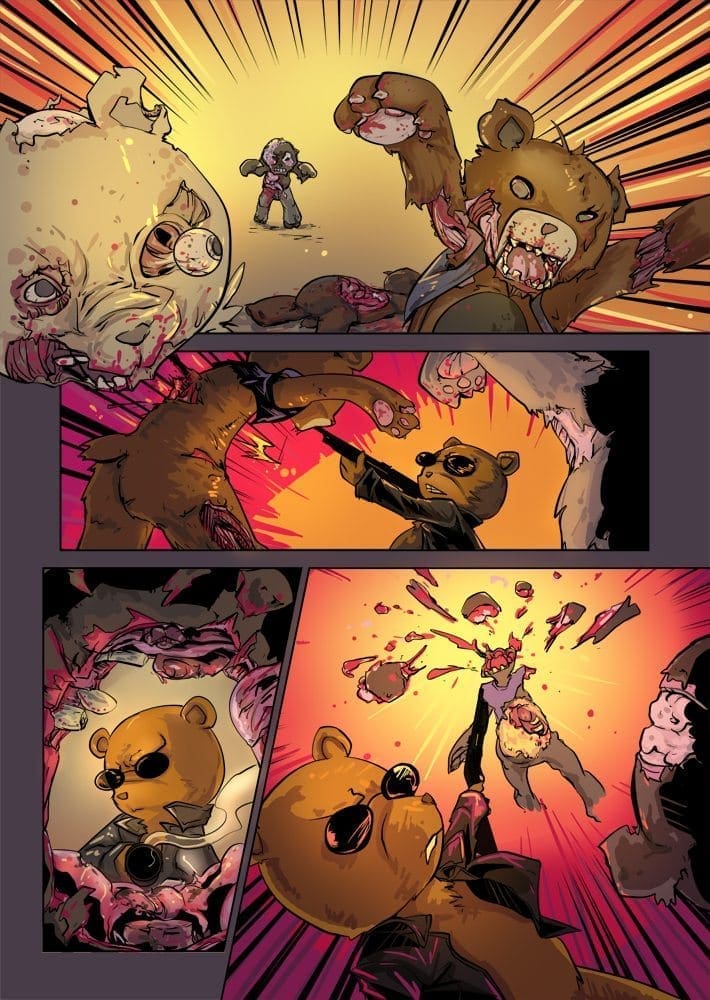 bearlands, bears, mcm expo, subversive comics, zombear, zombie