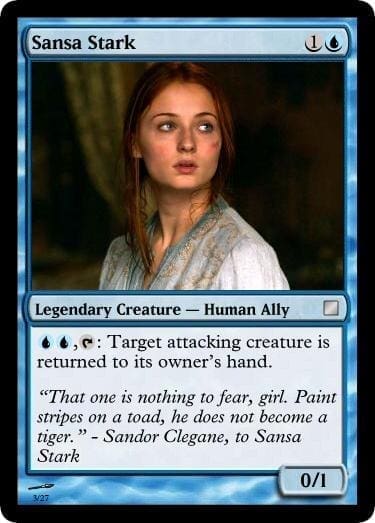 cards, custom, game of thrones, gaming, hbo, jermtube, magic the gathering, wizards of the coast