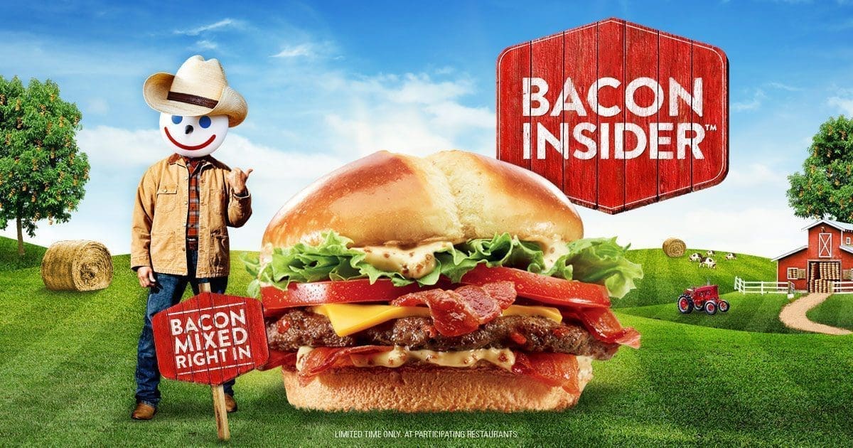 bacon, burger, fast food, food, jack in the box, product, product news, sandwich, The Bacon Insider