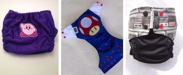 geeky cloth diapers