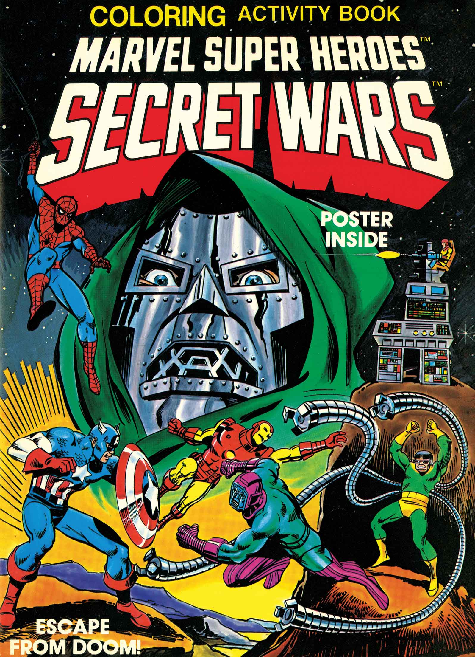 activity book, comic news, marvel, secret wars