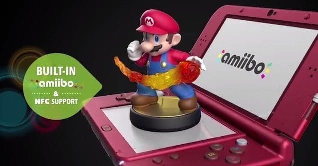The new 3DS XL can support Amiibo for future games.