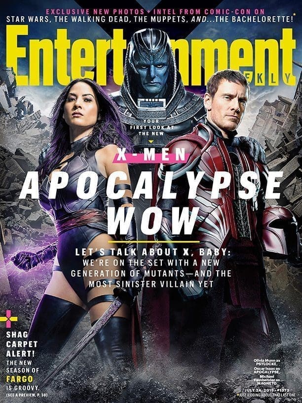 Entertainment Weekly, marvel, movie news, x men apocalypse