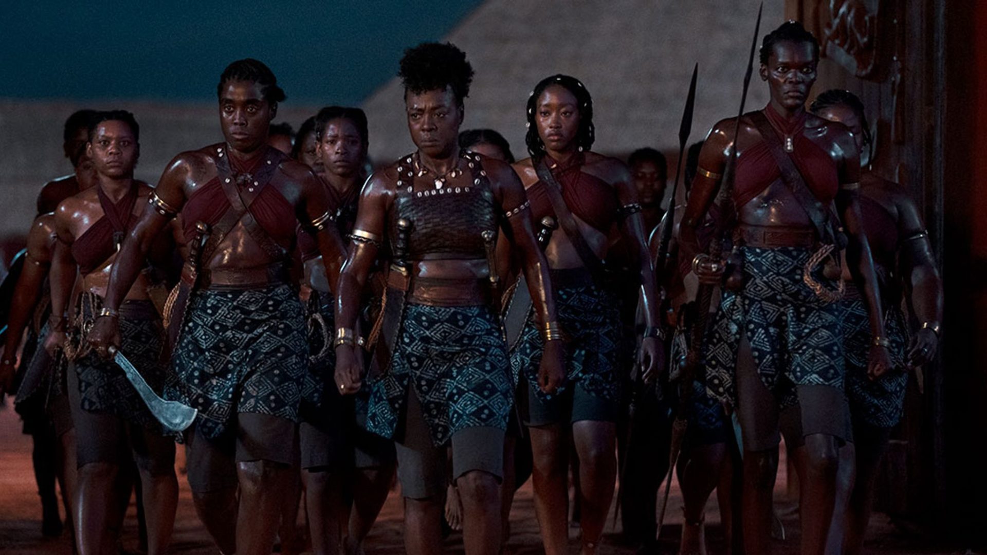 John Boyega, Lashana Lynch, movie review, The Woman King, Thuso Mbedu, Viola Davis